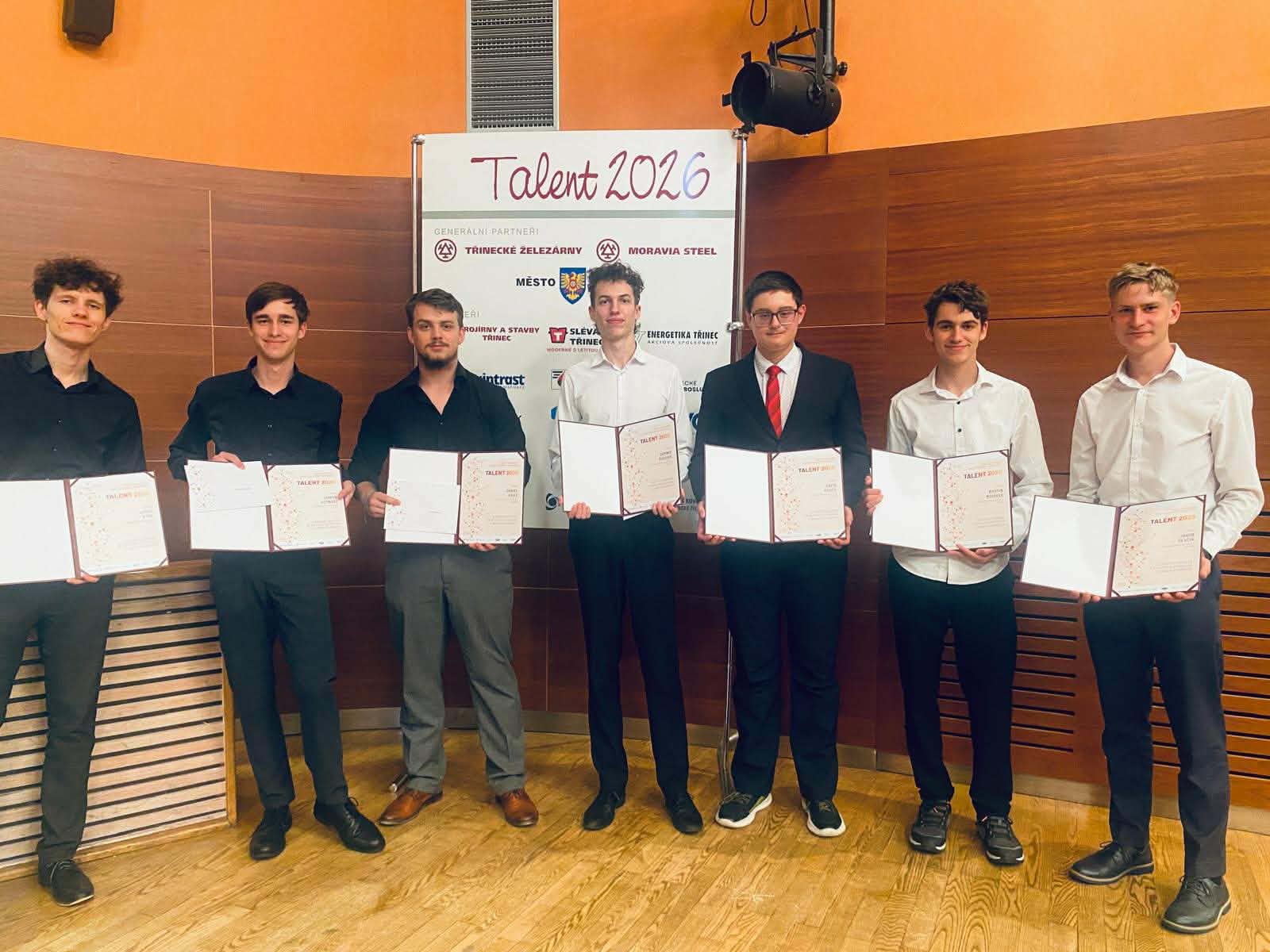 Ocenění Talent 2026 pro sedm studentů